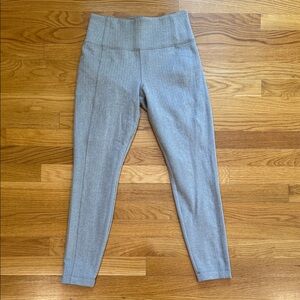 Athleta Delancey Herringbone Leggings Petite 6 Gray